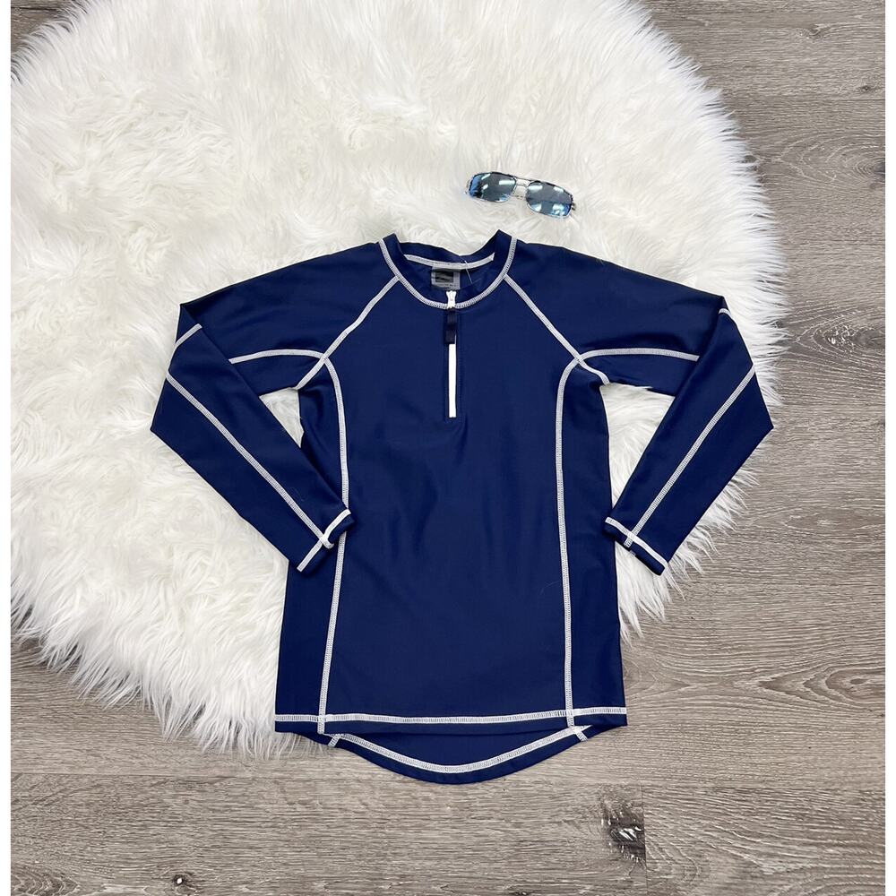 Toobydoo‎ Navy Blue Rash Guard Top 9/10Y